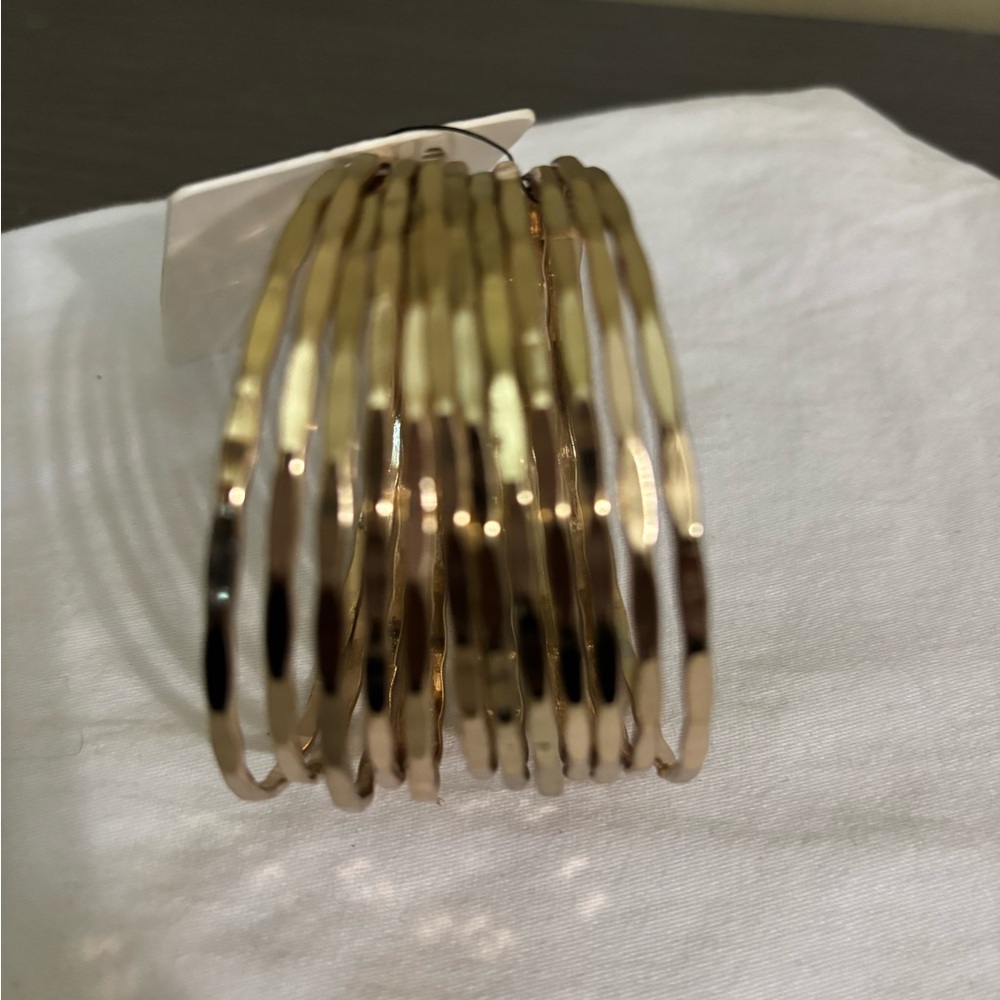 Forever 21 Gold Bangle Bracelets
